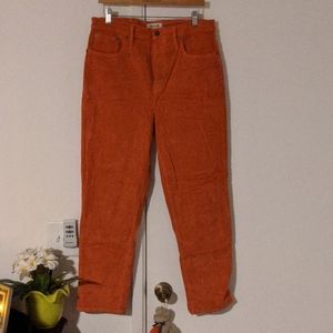 Madewell courdouroy jeans